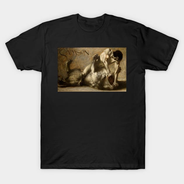 Samson  - Franz von Stuck T-Shirt by forgottenbeauty